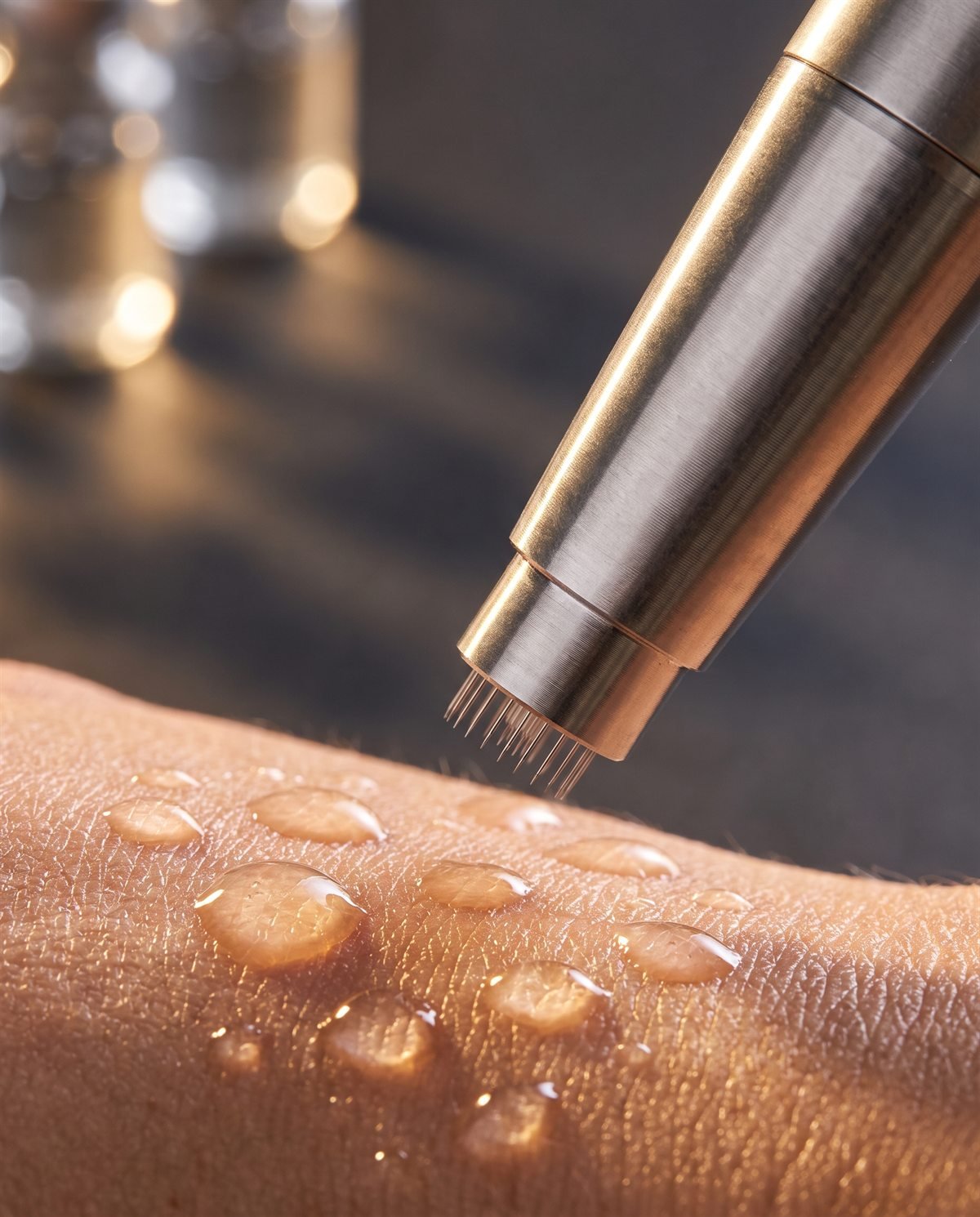 Microneedling treatment detail